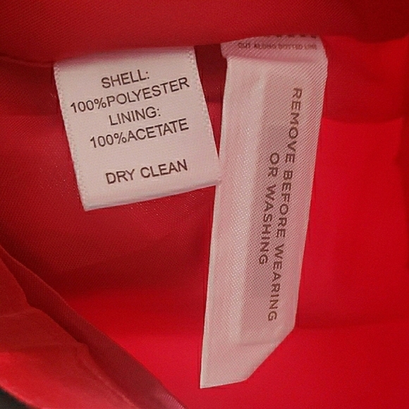 Ann Taylor Loft Red Chiffon Pleated Mini Dress Sleeveless Square Neck Zip Back - Picture 13 of 13